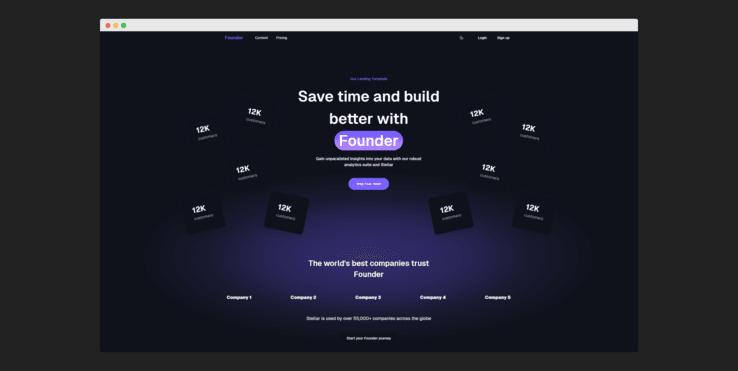 Image from Saas-Boilerplate NextJs project